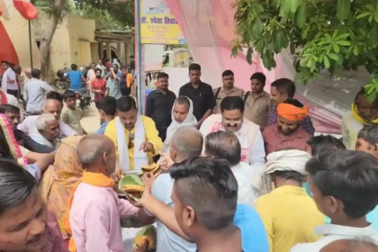 Hardoi News: ज्येष्ठ माह के तीसरे मंगलवार को रिद्धि सिद्धि कल्याण समिति द्वारा किया गया विशाल भंडारे का आयोजन