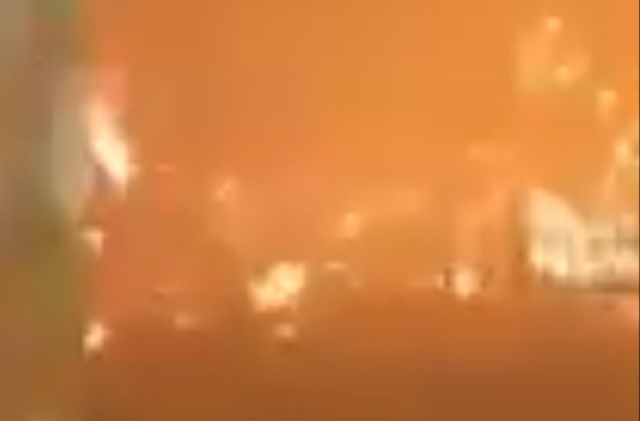 शाहजहांपुर के अम्बा टाकीज में लगी भीषण आग से सब कुछ हुआ राख