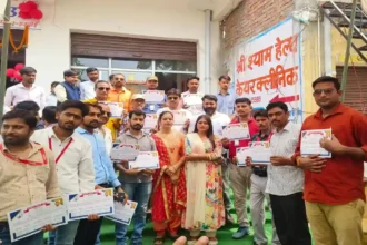 Hardoi: रूपापुर में पत्रकार एकता संघ एवं जागरण प्लस न्यूज़ चैनल कार्यालय का हुआ उद्घाटन