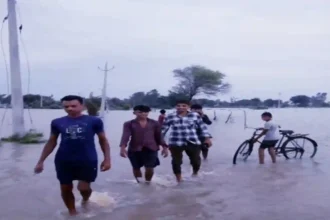 Shahjahanpur: ददरौल क्षेत्र के दर्जनों गांवों में भरा बाढ़ का पानी, सैकड़ों बीघा फसलें हुई जलमग्न