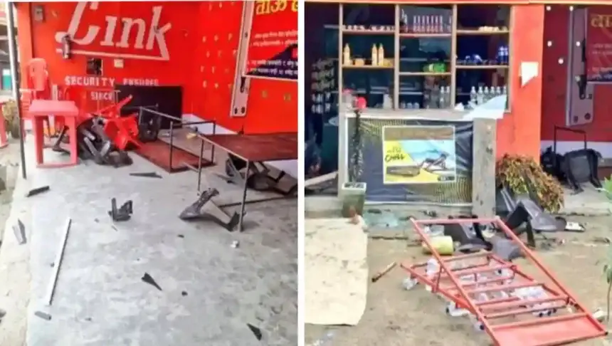 मुजफ्फरनगर में खाने में लहसुन और प्याज का तड़का लगाने पर कांवड़ियों ने ढाबे में की तोड़फोड़, सामने आया वीडियो