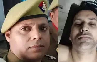 अलीगढ़ में जाम पड़ी पिस्तौल खोलते समय अचानक चली गोली, सिपाही के सिर में लगी, मौके पर ही मौत