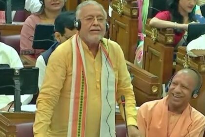 यूपी विधानसभा के मानसून सत्र में वित्त मंत्री सुरेश खन्ना ने सुनाई शायरी, हंस पड़े CM योगी