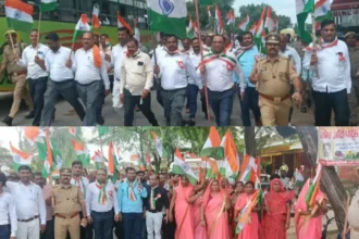 Hardoi News: हर घर तिरंगा अभियान के तहत निकाली गई तिरंगा रैली