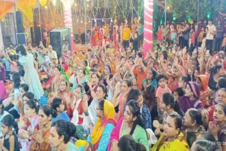 Hardoi News: धार्मिक नृत्य देख दर्शक हुए गदगद