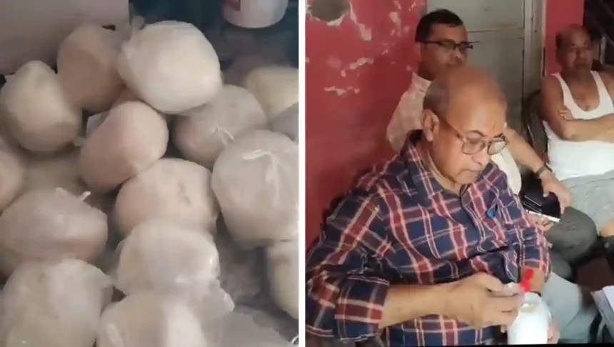 अयोध्या में आमजनमानस की सेहत से खिलवाड़! मिठाई की दुकान पर फूड विभाग ने मारा छापा, मिठाई पर रेंगते मिले कीड़े