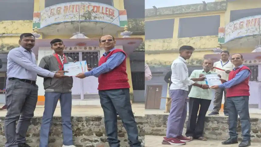 Hardoi News: प्रधानाचार्य द्वारा खिलाड़ियों को किया गया प्रोत्साहित