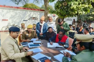 Hardoi News: सीओ की अध्यक्षता में हुआ थाना समाधान दिवस का आयोजन