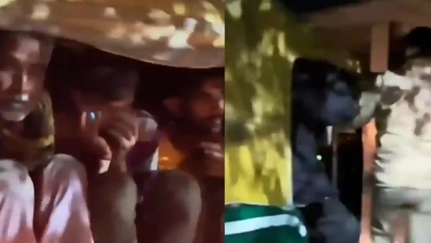 हरदोई पुलिस का सड़क सुरक्षा जीवन रक्षा अभियान हुआ फ्लॉप, एक टैम्पो में ठूंसें पुलिस समेत 15 लोग, वीडियो सोशल मीडिया पर वायरल