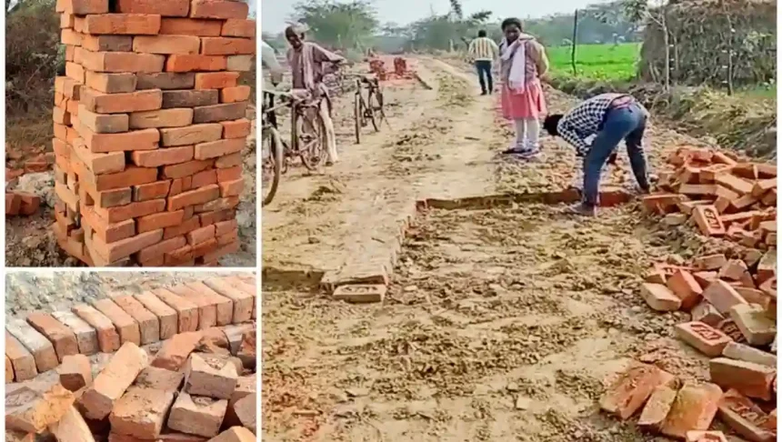 Hardoi News: घटिया ईंटों से हो रहा था खड़ंजा निर्माण, लेडी जेई ने कर दिया नो-पास, अपने सामने ही खड़े होकर हटवाईं पूरी सड़क की ईंटें