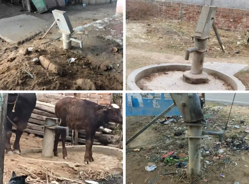 सिसकती लखीमपुर जिले की नगर पंचायत बरवर! हाय हम किन के हाथों में, दर्जन भर नल खराब, जिम्मेदार घूम रहे लापतागंज