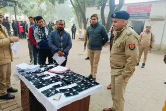 हरदोई पुलिस ने 03 माह में 88 गुम हुए मोबाइल फोन किये बरामद