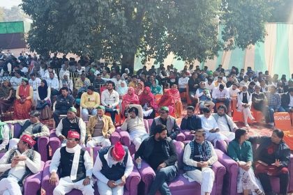 ग्रेटर नोएडा: आंदोलन में जेल गए किसानों के सम्मान में किया सम्मान समारोह