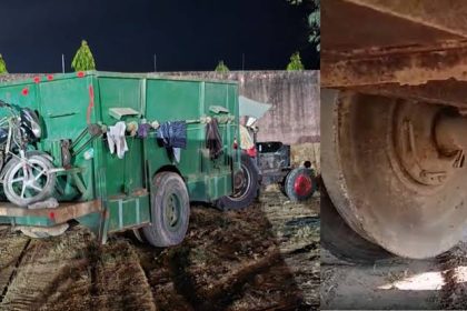 ट्रैक्टर-ट्रॉली में ट्रेन का पहिया लगाकर दौड़ा रहा था, 10 लाख से अधिक का जुर्माना