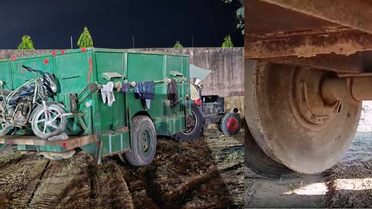 ट्रैक्टर-ट्रॉली में ट्रेन का पहिया लगाकर दौड़ा रहा था, 10 लाख से अधिक का जुर्माना