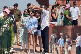 परिवार संग फतेहरपुर सीकरी पहुंचे ऋषि सुनक, हरजत सलीम चिश्ती की दरगाह पर टेका माथा, फूल चढ़ाकर बांधा मंन्नत का धागा