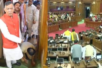यूपी विधानसभा के हॉल में किसी विधायक ने पान-मसाला खाकर थूका, स्‍पीकर सतीश महाना बोले: मैंने उसे वीडियो में देख लिया....