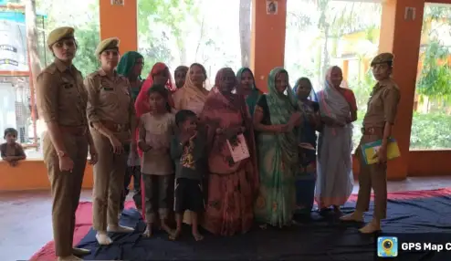 Hardoi News: टड़ियावां पुलिस ने महिलाओं को दी सुरक्षा की जानकारी