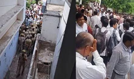 Lucknow News: केजीएमयू में अतिक्रमण हटाने के दौरान हंगामा, पत्थरबाजी में डॉक्टर घायल