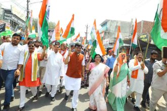 यूपी में ऑपरेशन सिंदूर की सफलता पर निकाली गई तिरंगा यात्रा