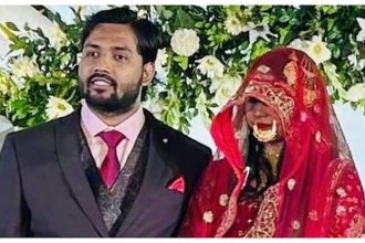 Khan Sir Marriage: पटना में खान सर की ग्रैंड रिसेप्शन पार्टी, घूंघट में दिखी दुल्हन