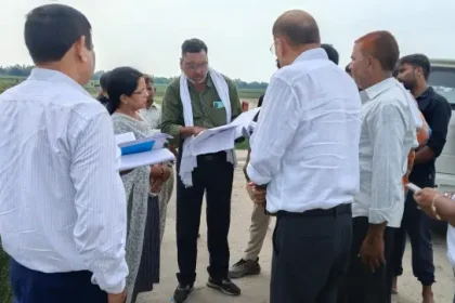 Hardoi News: उप गन्ना आयुक्त लखनऊ के द्वारा गन्ना सर्वे कर की गई जाँच