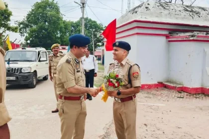 Hardoi News: आईजी लखनऊ परिक्षेत्र का हरदोई दौरा