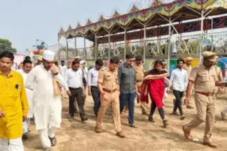 Hardoi News: जिलाधिकारी व पुलिस अधीक्षक द्वारा झाड़ी शाह बाबा मेला की सुरक्षा व्यवस्था का जायजा लिया,24 अक्टूबर से होगा शुरू