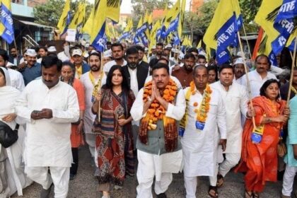 भाजपा सरकार के खिलाफ आप सांसद संजय सिंह की 200 किलोमीटर की पदयात्रा, हल्ला बोल शुरू…