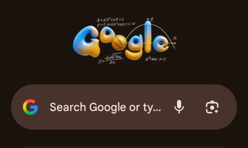 गूगल का नया डूडल बना गणित का शिक्षक, सिखाई क्वाड्रेटिक इक्वेशन