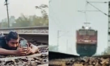 खतरनाक स्टंट करने वाला युवक गिरफ्तार, रील के चक्कर में रेलवे ट्रैक पर लेटा, ऊपर से गुजर गई ट्रेन…