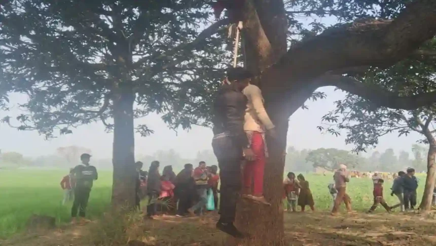 Hardoi News: प्रेमी जोड़े ने गांव के बाहर शादी कर, करने के बाद फाँसी लगाकर की आत्महत्या