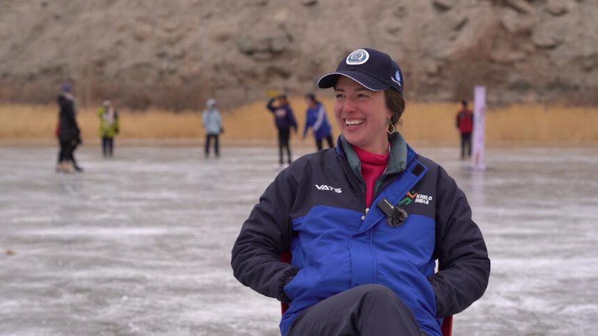 खेलो इंडिया विंटर गेम्स 2026: अमेरिका से आई लेह-लद्दाख प्रेमी कोच नताली, फिगर स्केटिंग के जरिए स्थानीय समुदाय को लौटा रहीं कुछ खास