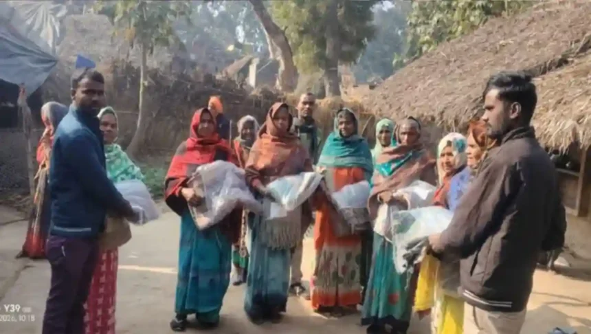 Hardoi News: भाकियू क्रांति की टीम ने वितरित किए गरीबों को कंबल